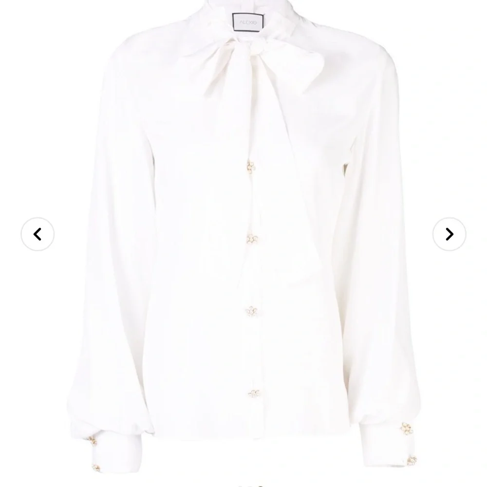 NWT Alexis Silk Blouse (M) - Picture 3 of 10